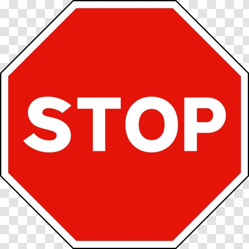 Traffic Sign Car Stop Priority Signs - Signage - Signal Transparent PNG