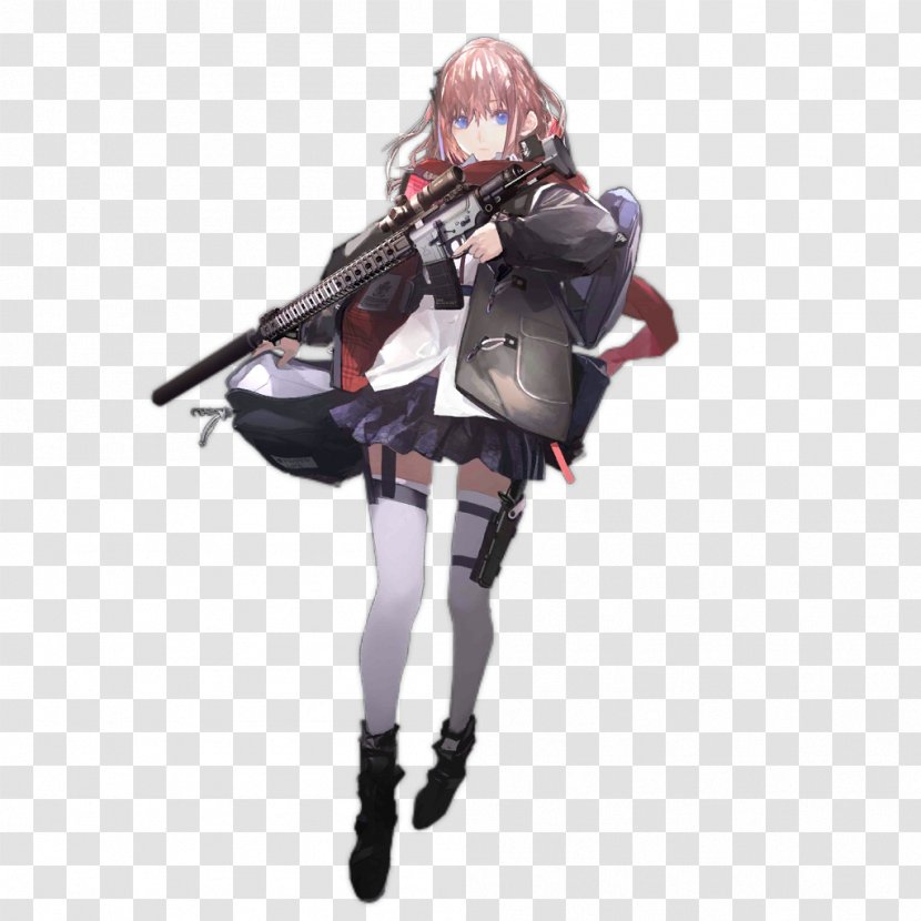 Girls' Frontline ArmaLite AR-15 M4 Carbine Heckler & Koch HK416 6P62 - Watercolor - Girls Ak 12 Transparent PNG