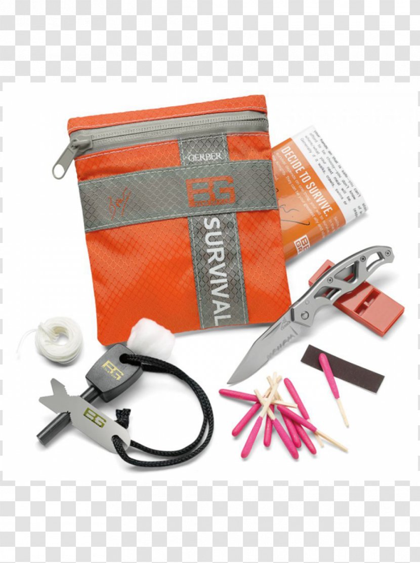 Mini Survival Kit Skills Gerber 31-001901 Bear Grylls Ultimate Pro Knife - 31001901 Transparent PNG