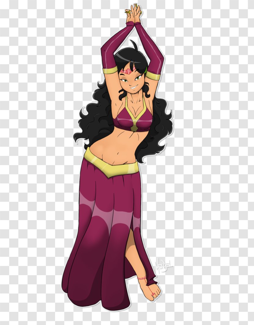 Belly Dance DeviantArt Drawing - Purple - Dancers Transparent PNG