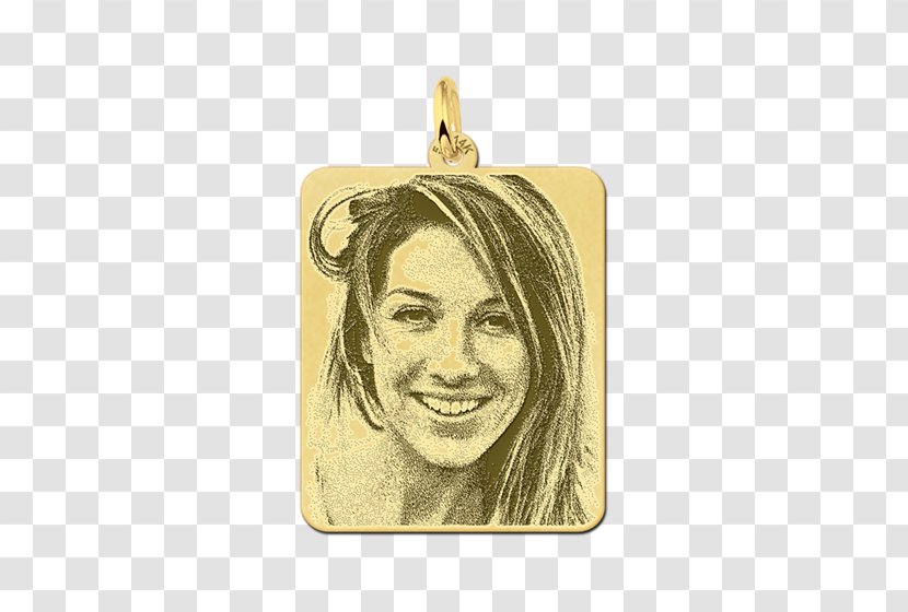 Locket Silver Dog Tag Gold - Engraving Transparent PNG