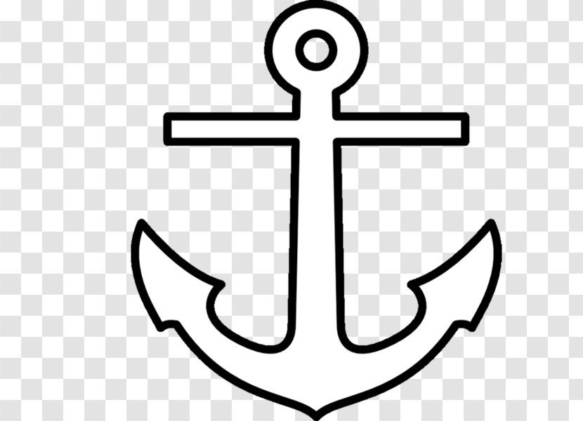 Stencil Drawing Anchor Clip Art - Free Content - Images Transparent PNG