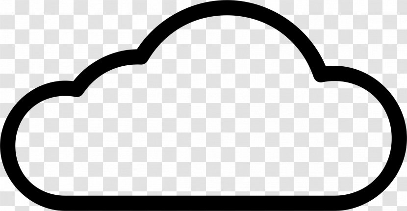Clip Art - Black And White - Cloud Computing Transparent PNG