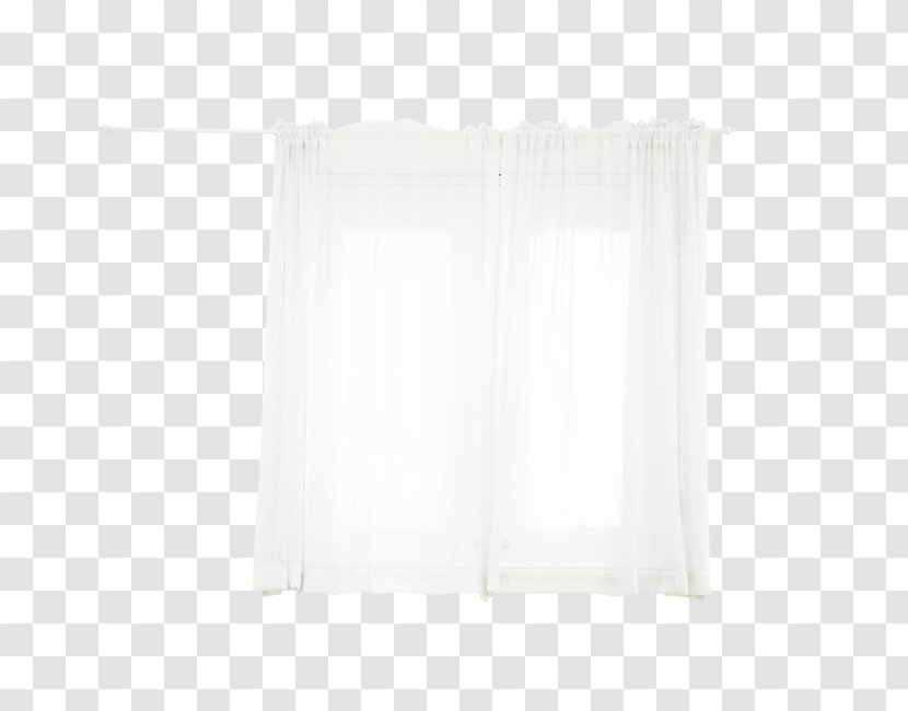 Light White Textile - Rectangle - Curtains Transparent PNG