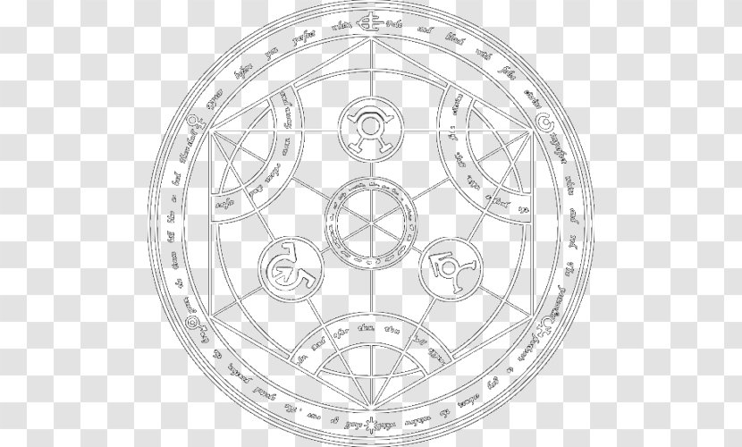 Nuclear Transmutation Alchemy Amestris Fullmetal Alchemist - Symmetry - Magic Circle Transparent PNG