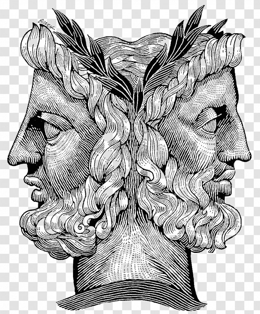 Janus Roman Mythology Deity Ancient Rome Greek - Mitology Transparent PNG