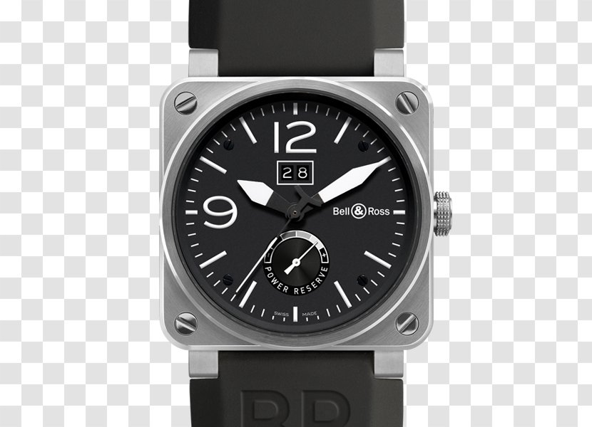 Bell & Ross Chronograph Watch Rolex Milgauss Power Reserve Indicator Transparent PNG