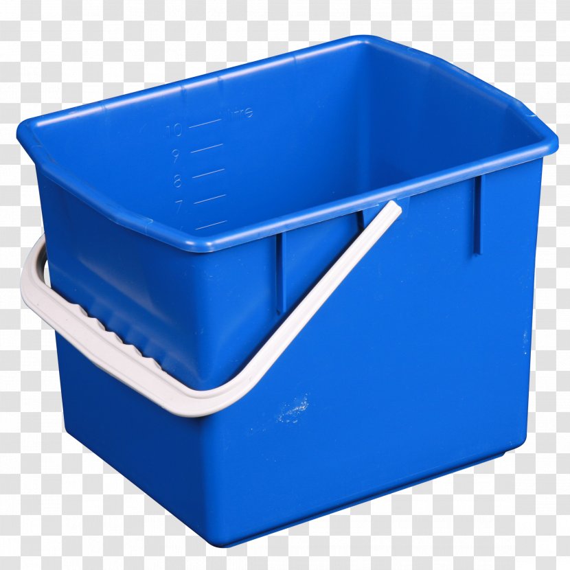 Bucket Plastic Blue Liter Lid - Cosmetic Elements Transparent PNG