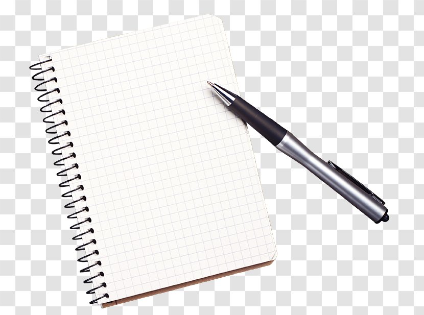 Paper Notebook M Product Pen - Copybook Sign Transparent PNG