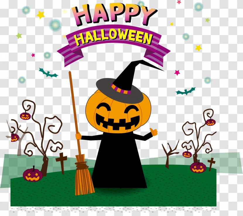 Ghostface Halloween Poster Illustration - Produce - Black Pumpkin Sorcerer Transparent PNG