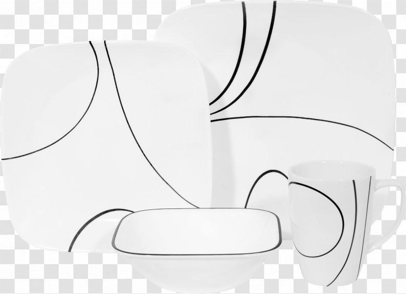 Corelle White Tableware - Dinnerware Set - Design Transparent PNG