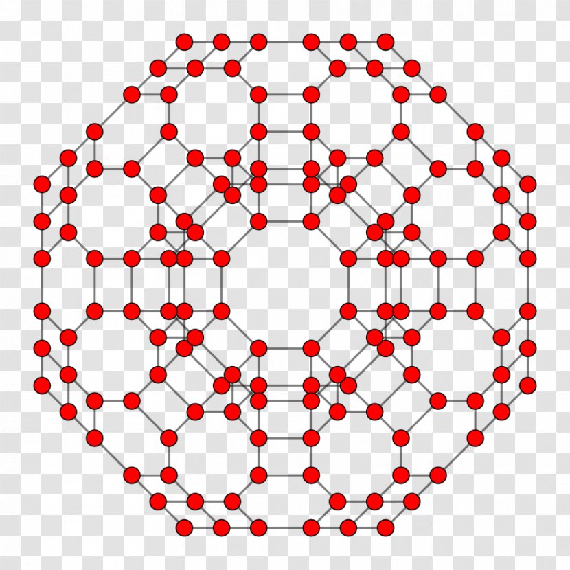 24-cell Octahedron Geometry Runcinated Tesseracts Uniform 4-polytope - Black And White - T Cell Transparent PNG