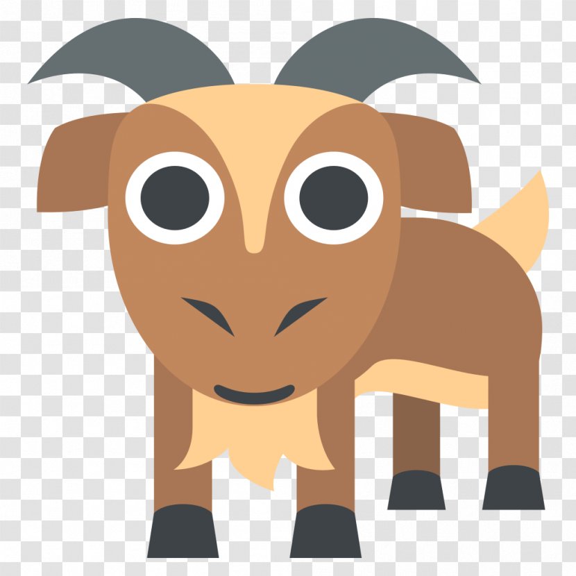 Puppy Emoji Clip Art - Dog Like Mammal - Goats Transparent PNG