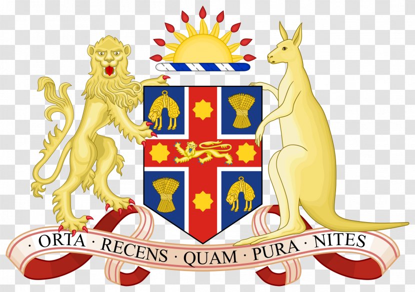 Colony Of New South Wales Coat Arms Australia Flag - Crest - Symbol Transparent PNG