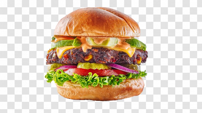 Hamburger Veggie Burger Fast Food Cheeseburger Breakfast Sandwich - Buffalo Wings Transparent PNG