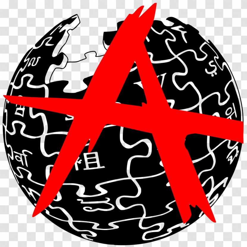 Wikipedia Logo Wikimedia Foundation Information - Anarchism - Thumbtack Transparent PNG
