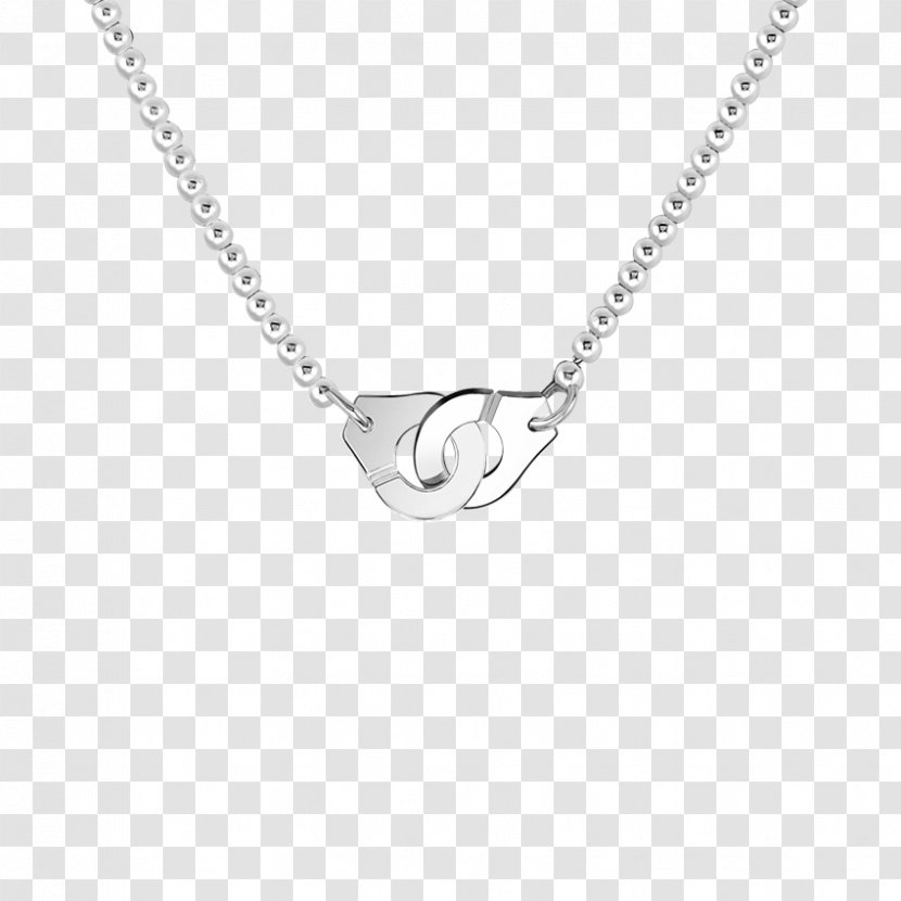 Locket Necklace Silver Body Jewellery Chain - Seventies Transparent PNG