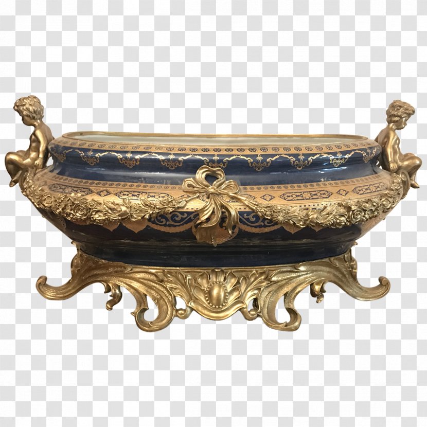 Louis XVI Style Porcelain Pottery United States Bronze - Ormolu - Blue And White Bowl Transparent PNG