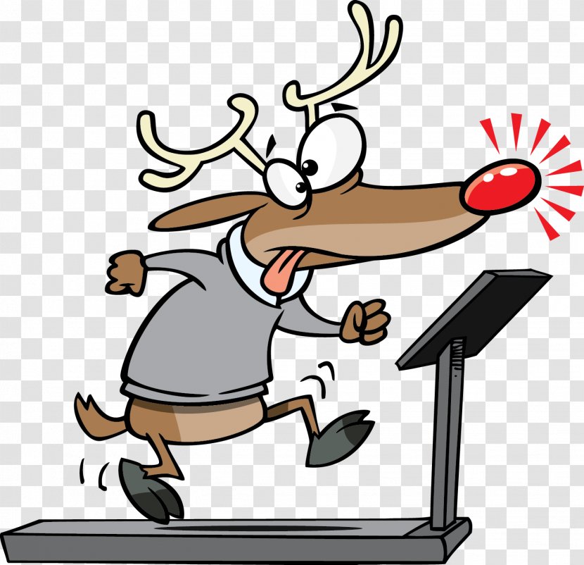 Rudolph Reindeer Santa Claus - Deer - Raindeer Transparent PNG