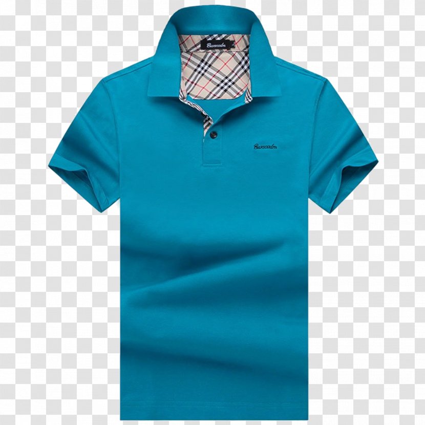 T-shirt Polo Shirt Sleeve Collar Shop - Designer - Blue Gentleman Transparent PNG