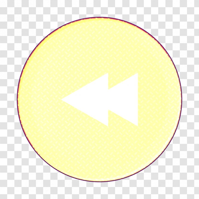 Arrow Icon Back Left - Logo Yellow Transparent PNG