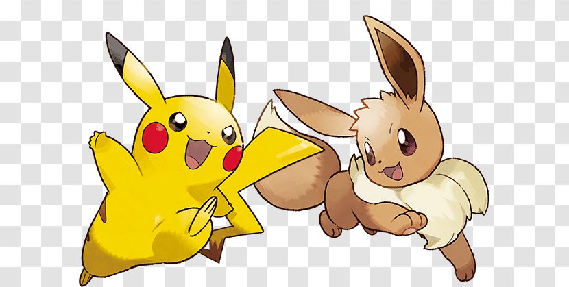 Pokemon Let S Go Pikachu And Eevee Pokemon Go Fictional Character Pikachu Transparent Png