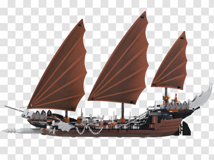 Lego The Lord Of Rings Gimli Legolas Aragorn - Pirate Ship Transparent PNG
