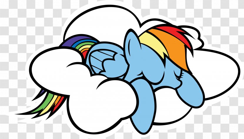 Pinkie Pie My Little Pony: Friendship Is Magic Fandom DeviantArt - Silhouette - Rainbow Cloud Transparent PNG