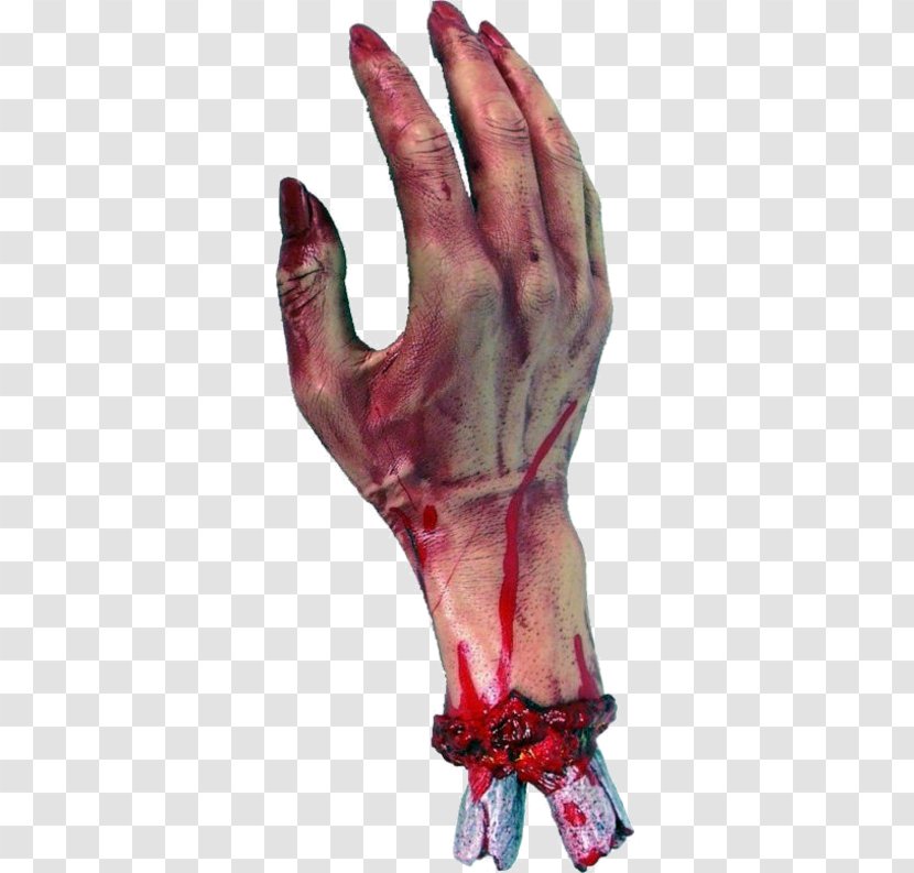 Halloween Blood Hand Bone - Heart Transparent PNG