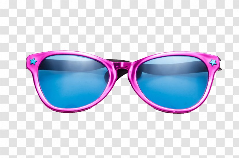 Goggles Sunglasses Blue - Purple - Lens Glasses Transparent PNG