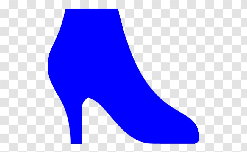 High-heeled Shoe Cobalt Blue Clip Art - Electric - Design Transparent PNG