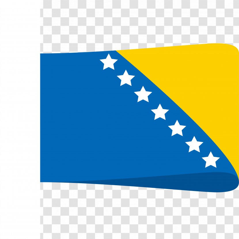 Flag Of Bosnia And Herzegovina National Emoji - Azerbaijan - Design Foreign Transparent PNG