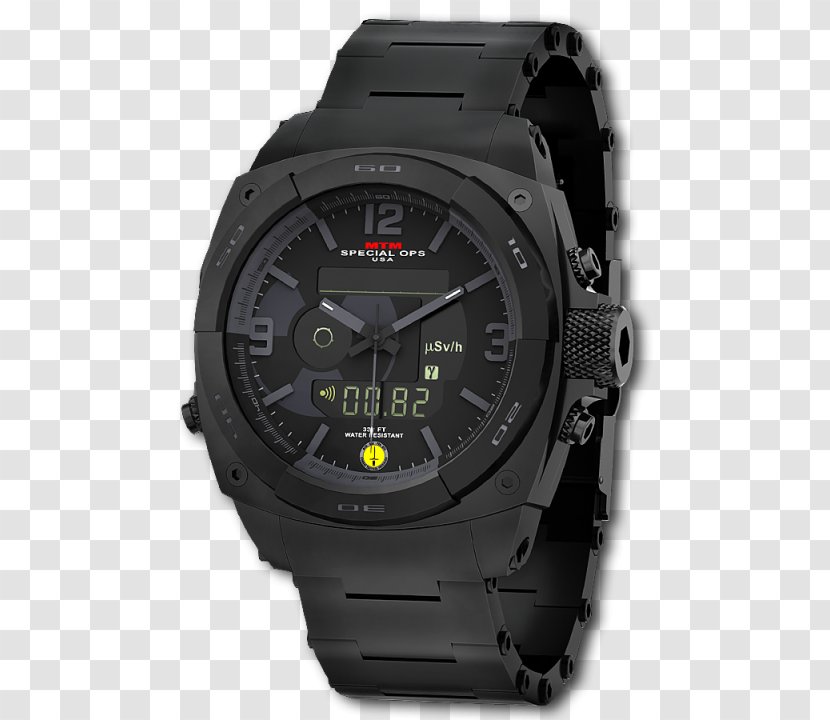 Watch Clock Master Of G Radiation G-Shock - Geiger Counters Detectors Transparent PNG