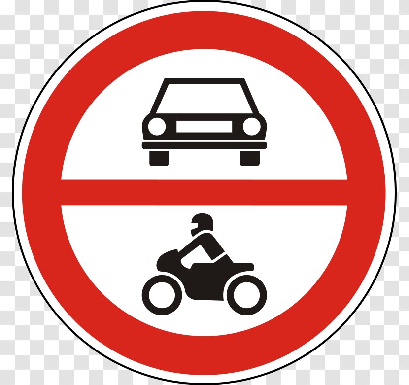 Prohibitory Traffic Sign Motor Vehicle Motorcycle Transparent PNG