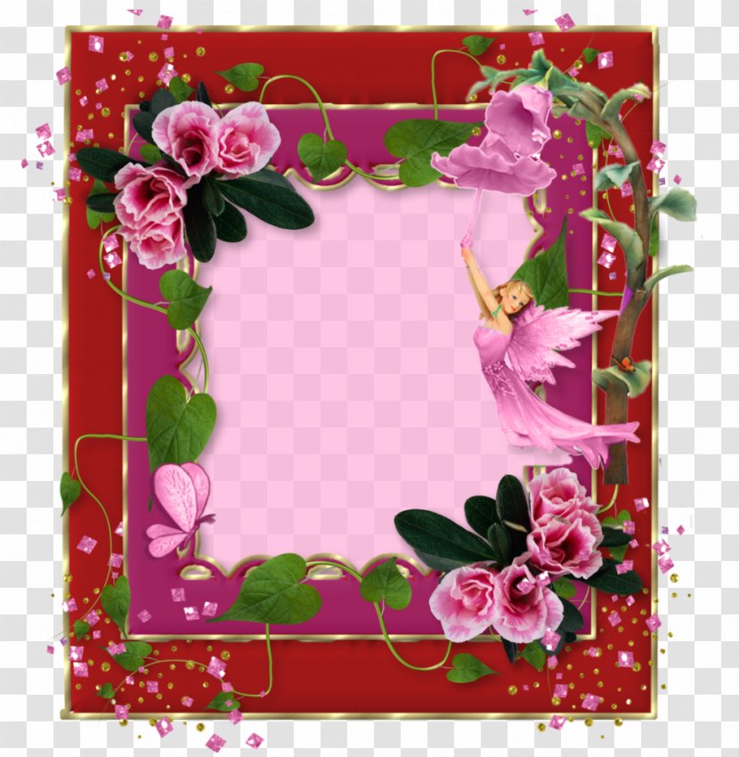 Picture Frames Garden Roses Glass - Frame - Creative New Year Transparent PNG