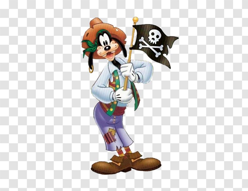 Goofy Max Goof Mickey Mouse Minnie Donald Duck - Action Figure - Pirate Disney Transparent PNG