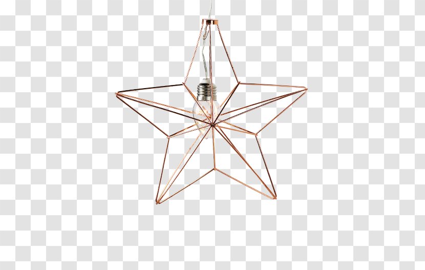 Star Copper Paper Lantern Vert D'eau - Christmas Transparent PNG