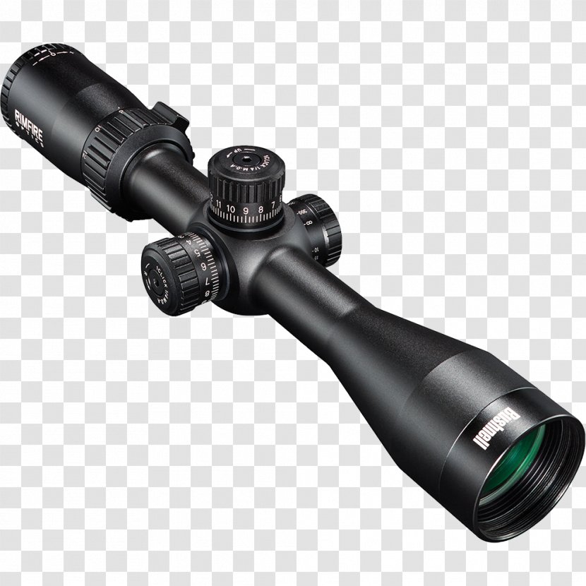 Rimfire Ammunition Telescopic Sight Bushnell Corporation Firearm Reticle - Silhouette - Frame Transparent PNG