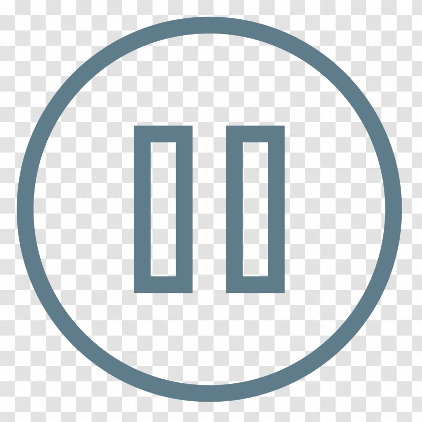 Logo Trademark Symbol Circle Brand - Oval - Pause Button Transparent PNG