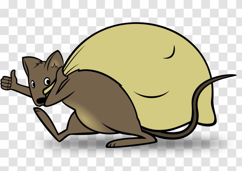 Computer Mouse Cartoon - Snout - Rat Transparent PNG
