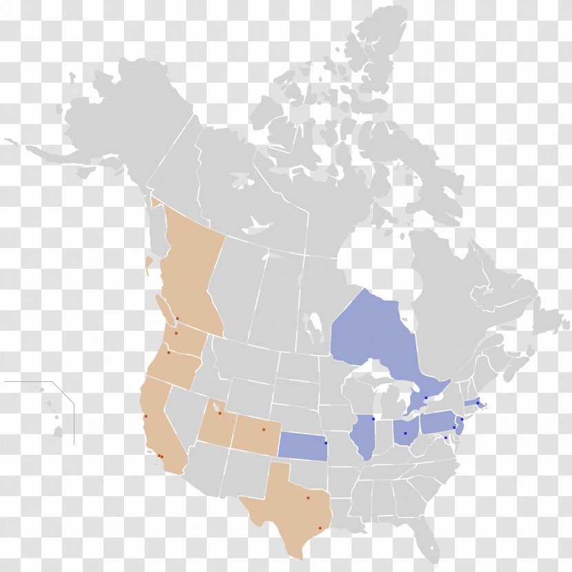 Great Lakes Region Midwestern United States Northeastern - World - Canada Map Transparent PNG