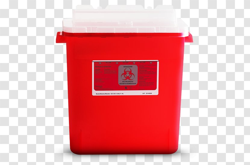Sharps Waste Medical Management Rubbish Bins & Paper Baskets - Hypodermic Needle - Container Transparent PNG