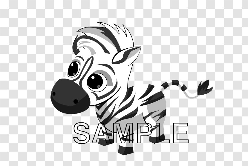 Zebra Dog Cat Canidae Clip Art - White Transparent PNG