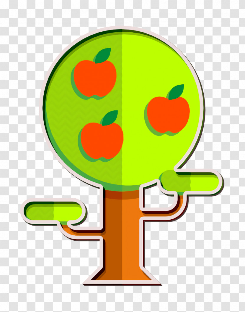 Tree Icon Nature Flat Color Icon Transparent PNG