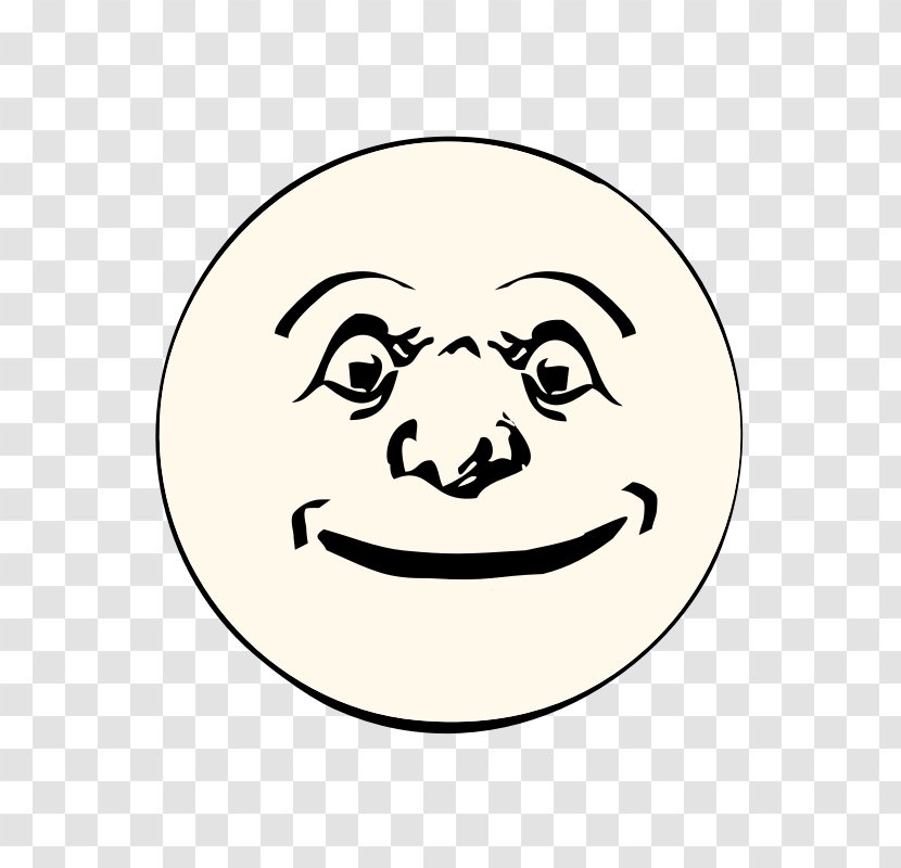 Moon Lunar Phase Smiley Clip Art - Angry Pictures Transparent PNG