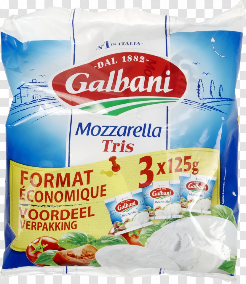 Galbani Cream Mozzarella Italian Cuisine Food - Ingredient - Clipping Mask Transparent PNG