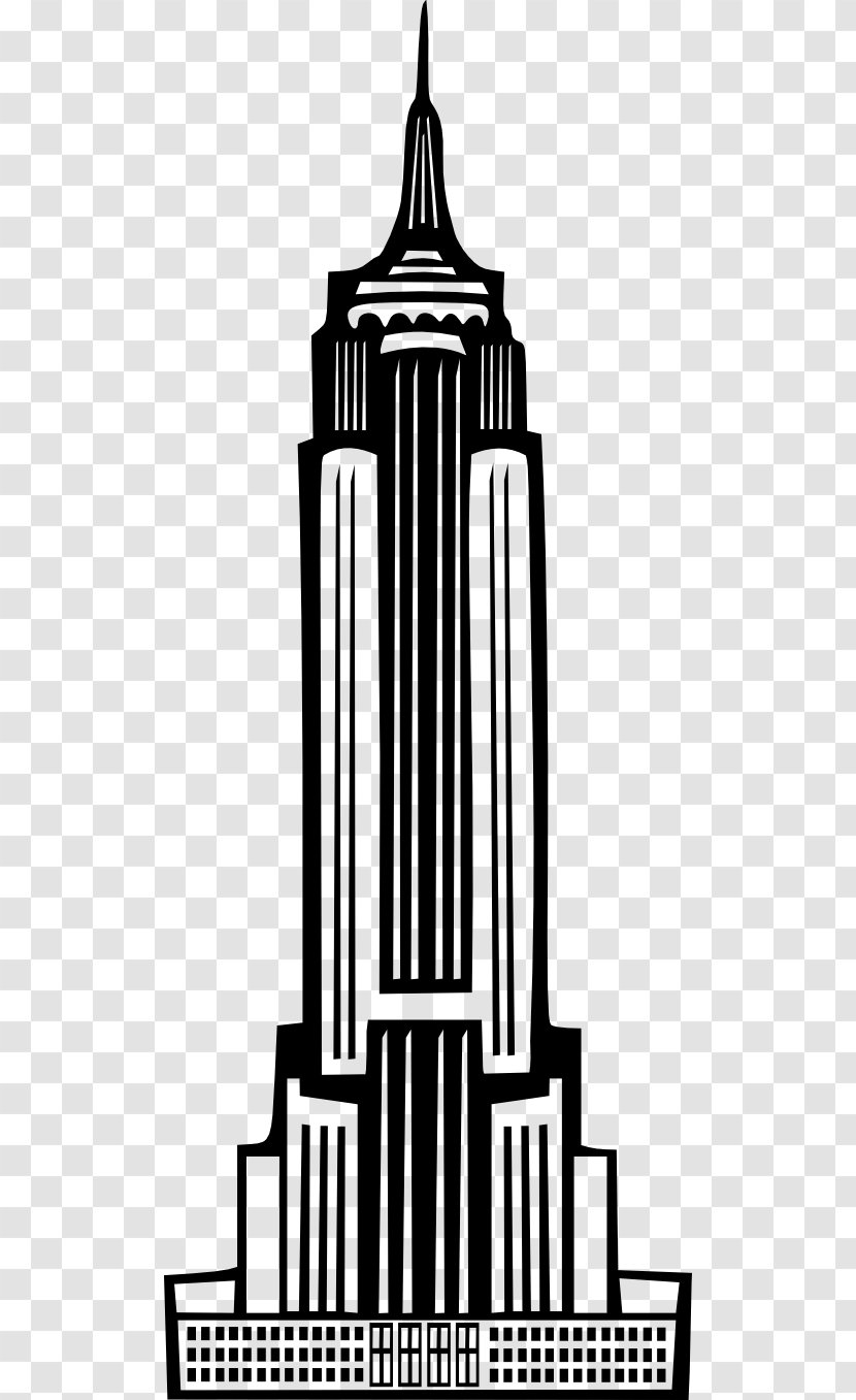 Empire State Building Rockefeller Center Clip Art - Architecture Transparent PNG