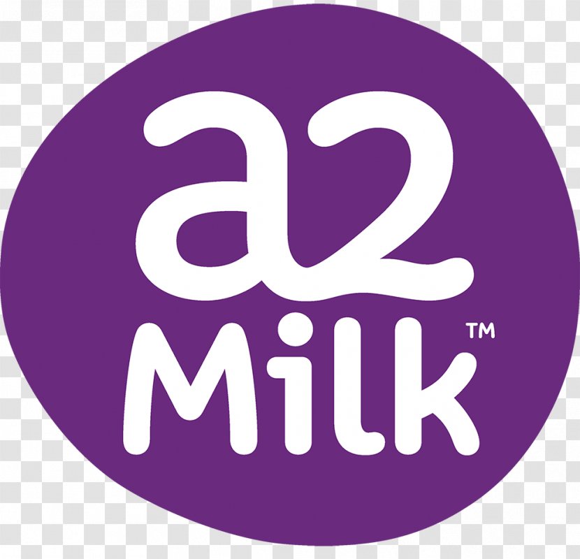 A2 Milk Logo Brand Skimmed - Purple Transparent PNG