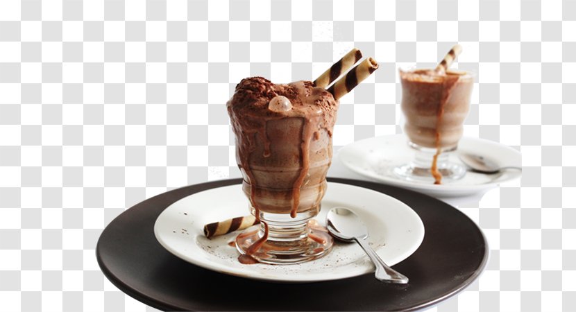 Sundae Chocolate Ice Cream Affogato Hot Transparent PNG
