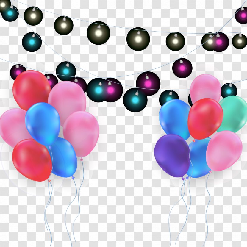 Light - Magenta - Vector Colorful Balloons Transparent PNG